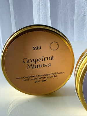 Portable 4oz Tin Candles