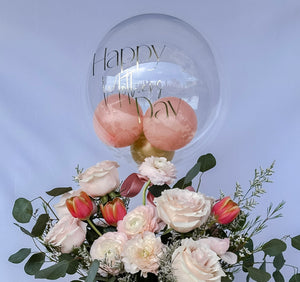 Boho Custom Bubble Balloon 18 inches