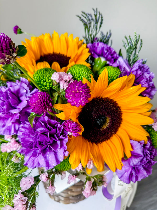 Sunflower Basket